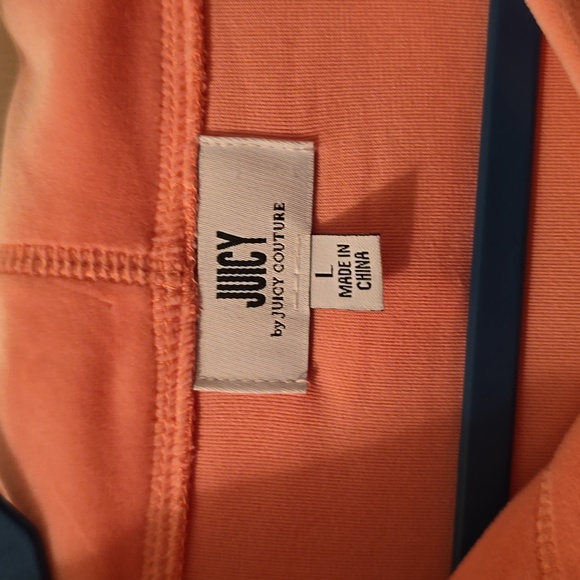 JUICY COUTURE WOMENS JUNIOR PINK LONG SLEEVE VELVETEEN HOOD JUMP SUIT SIZE LARGE - Picture 5 of 16